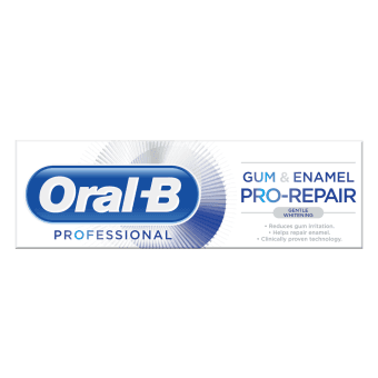 ORAL-B PROFESSIONAL зубная паста GUM & ENAMEL, WHITENING, 75 мл