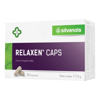 SILVANOLS kapsulas RELAXEN CAPS, 30 gab.