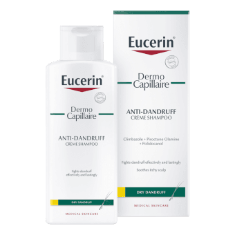 EUCERIN pretblaugznu šampūns sausai galvas ādai DERMOCAPILLAIRE, 250 ml