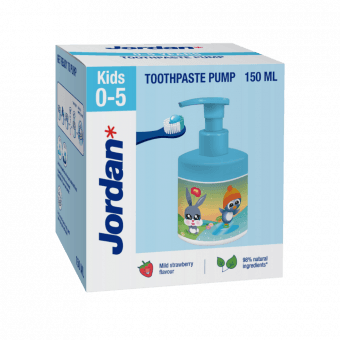 JORDAN зубная паста, 0–5 лет, 150 мл