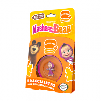 BRAND ITALIA браслет от комаров «МАША И МЕДВЕДЬ», 1 шт.