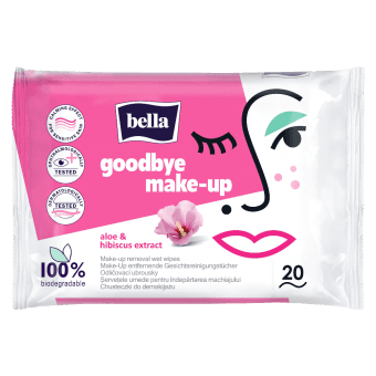 BELLA влажные салфетки для снятия макияжа, 20 шт.