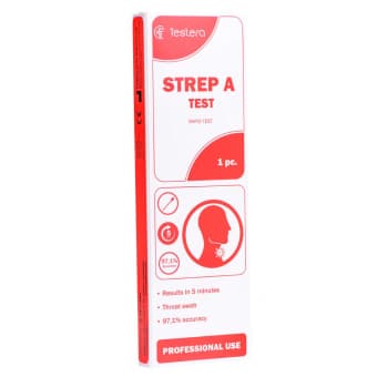 TESTERA A grupas streptokoka ātrais tests, 1 gab.