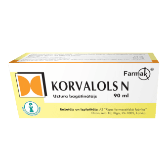 KORVALOLS N šķidrums, 90 ml