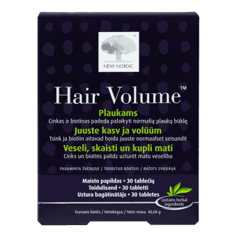NEW NORDIC таблетки HAIR VOLUME, 30 шт.