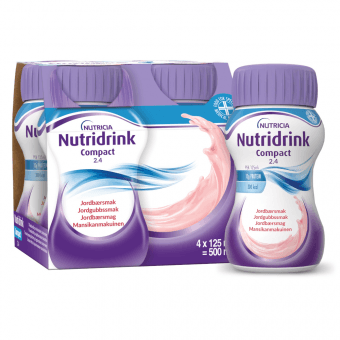 NUTRICIA NUTRIDRINK с клубничным вкусом, 4 шт., 125 мл