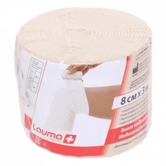 LAUMA MEDICAL elastīgā medicīniskā saite. 8x300 cm, 1 gab.