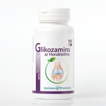ГЛЮКОЗАМИН С ХОНДРОИТИНОМ, капсулы, 100 шт.