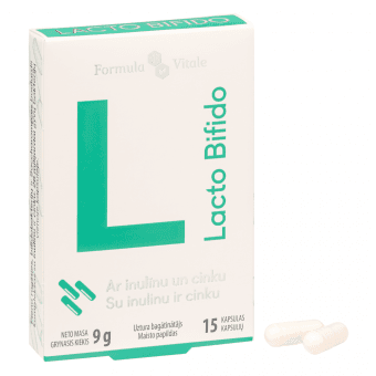 FORMULA VITALE пищевая добавка LACTO BIFIDO, 15 капсулы