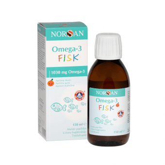 NORSAN масло со вкусом апельсина OMEGA-3 FISK, 150 мл