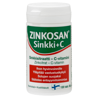 HKK ZINKOSAN tabletes, 120 gab.