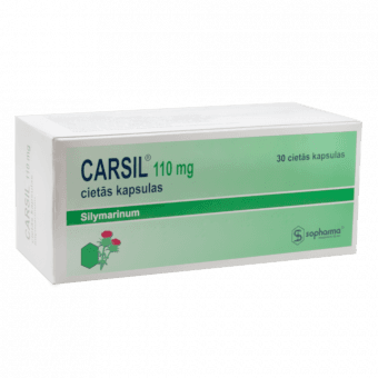 CARSIL 110 mg cietās kapsulas, N30