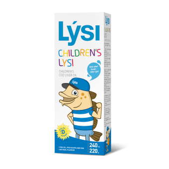 LYSI CHILDREN'S Жир печени трески для детей, 240 мл