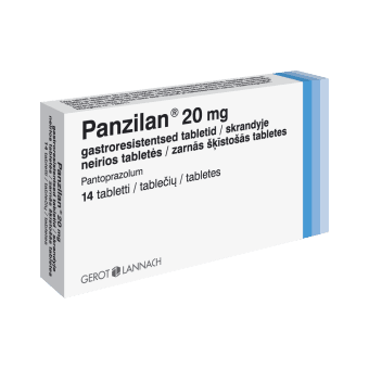 PANZILAN 20 mg zarnās šķīstošās tabletes, N14