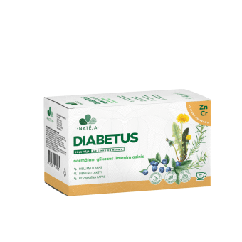 NATĒJA травяной чай DIABETUS, 20 пакетики