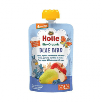 HOLLE фруктовое пюре BIO BLUE BIRD, 100 г