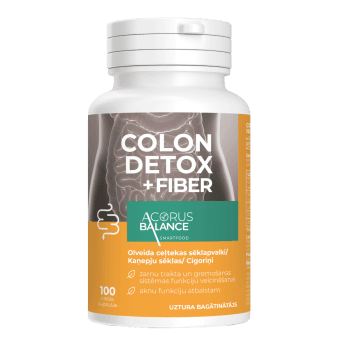 ACORUS BALANCE Пищевая добавка COLON DETOX в капсулах,, 100 шт.