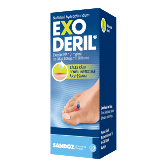 EXODERIL 10 мг/мл раствор, 20 мл
