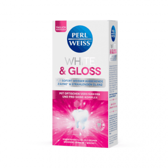PERLWEISS отбеливающая зубная паста WHITE & GLOSS, 50 мл