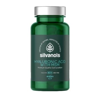 SILVANOLS капсулы HYALURONIC ACID WITH MSM, 120 шт.