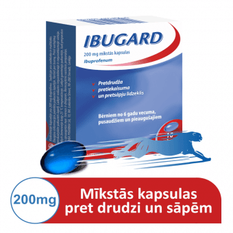 IBUGARD 200 мг мягкие капсулы, N10