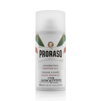 PRORASO skūšanās putas SENSITIVE GREEN TEA, 300 ml