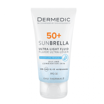 DERMEDIC fluīds kombinētai ādai SUNBRELLA,SPF50+, 40 ml