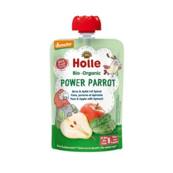 HOLLE dārzeņu biezenis  BIO POWER PARROT, 100 g