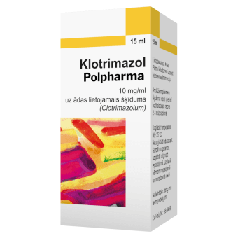 KLOTRIMAZOL POLPHARMA 10 mg/мл раствор, 15 мл