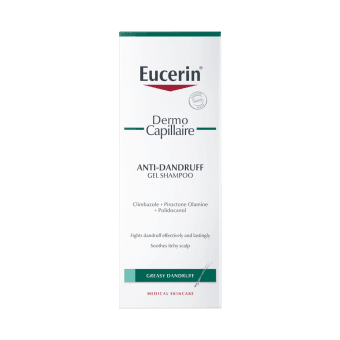 EUCERIN pretblaugznu šampūns taukainai galvas ādai DERMOCAPILLAIRE, 250 ml