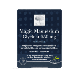 NEW NORDIC Magic Magnesium Glycinat, 60 tabletes