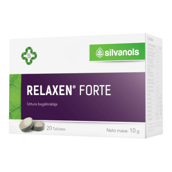 SILVANOLS tabletes RELAXEN FORTE, 20 gab.