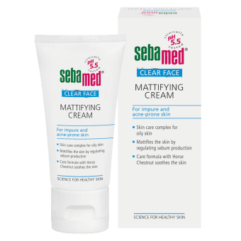 SEBAMED matējošs sejas krēms CLEAR FACE, 50 ml