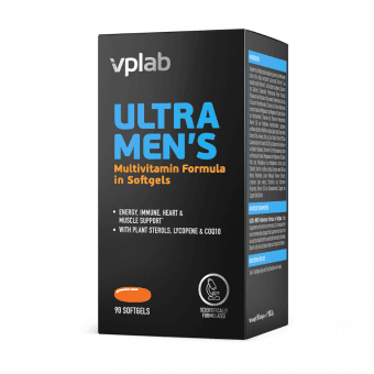 VPLAB мультивитаминная формула ULTRA MEN’S, 90 мягкие капсулы