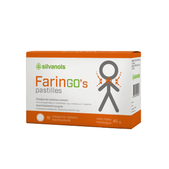 FARINGOS PASTILLES таблетки для рассасывания, 18 шт.