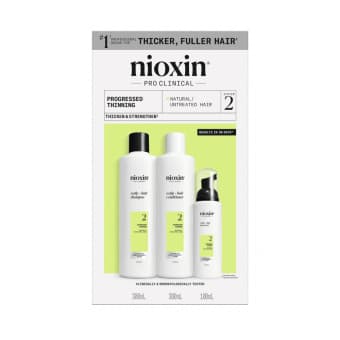 NIOXIN набор для натуральных волос SYSTEM 2, 300 мл + 300 мл, 100 мл