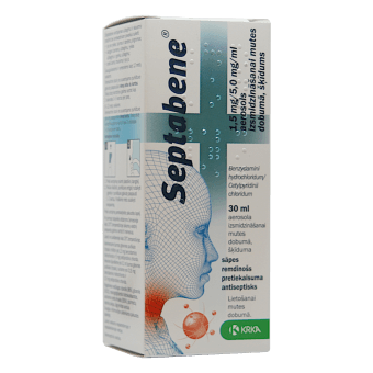 SEPTABENE 1,5 мг/5,0 мг/мл аэрозоль, 30 мл