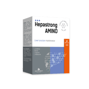 HEPASTRONG AMINO kapsulas, 60 gab.