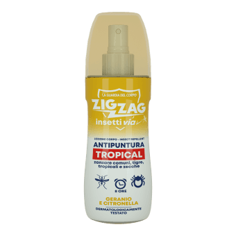 ZIG ZAG sprejs pret odiem un ērcēm ar ģerāniju un citronellu, 100 ml