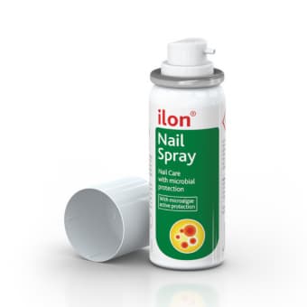 ILON спрей для ногтей с активной защитой от микроводорослей, 50 мл