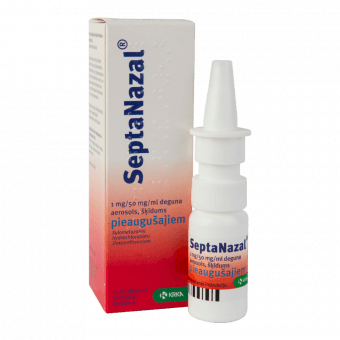 SEPTANAZAL 1 mg/50 mg/ml deguna aerosols, 10 ml