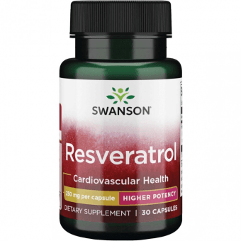 SWANSON Resveratrols 250, 30 kapsulas