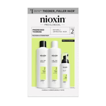 NIOXIN набор для натуральных волос SYSTEM 2, 150 мл + 150 мл, 40 мл