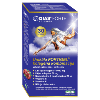DIAS FORTE COLLAGEN порошок со вкусом граната, 30 пакетики