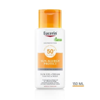 EUCERIN гель-крем с защитой от солнечной аллергии для лица и тела SUN ALLERGY PROTECT, SPF 50+, 150 мл