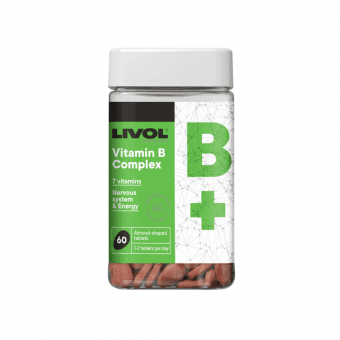LIVOL Vitamin B Complex, 60 tabletes