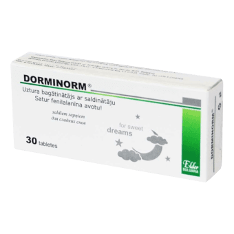DORMINORM 1mg tabletes, 30 gab.