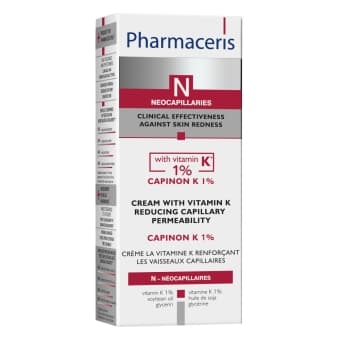 PHARMACERIS N крем с витамином К, уменьшает проницаемость капилляров, CAPINON, 30 мл