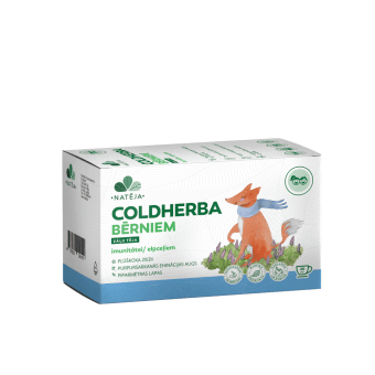 NATĒJA травяной чай для детей COLDHERBA, 20 шт.