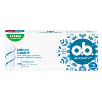O.B. PROCOMFORT tamponi SUPER PLUS, 16 gab.